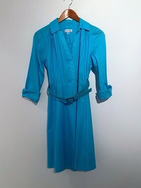 Calvin Klein Shirt Dress with Belt - NEW